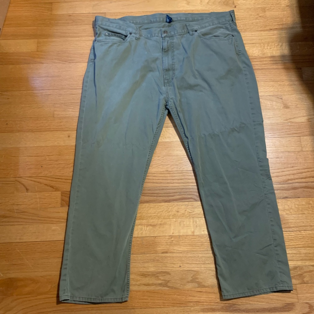 Polo Ralph Lauren Superior Quality Straight Fit Pants Olive Men's 46B-30
